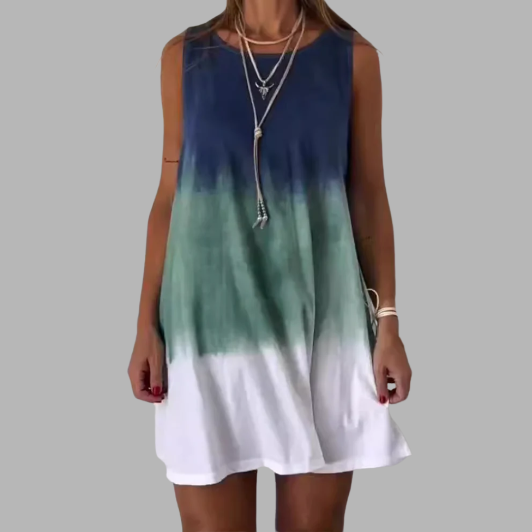 Sanja | Tie-dye print mini kjole