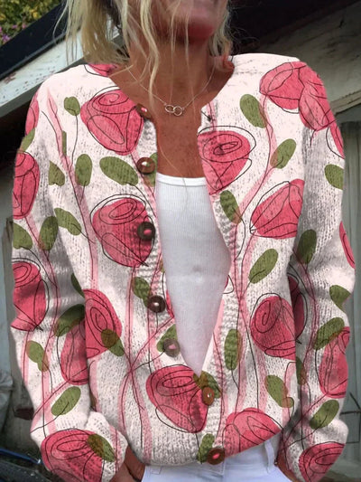 Lara Loafer | Shane — Varm & tidløs blomsterkofta