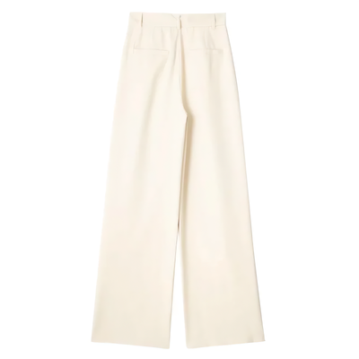 Ine | Elegant Ecru Vide Bukser