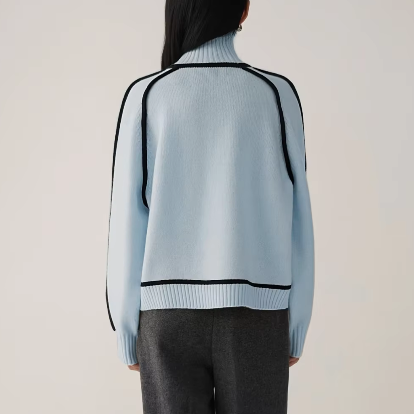 Frida | Elegant Høyhalset Genser