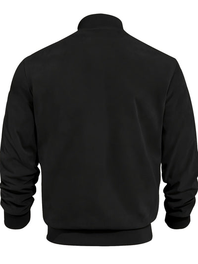 Lars | Retro Herrejakke i Semsket Lær-utseende