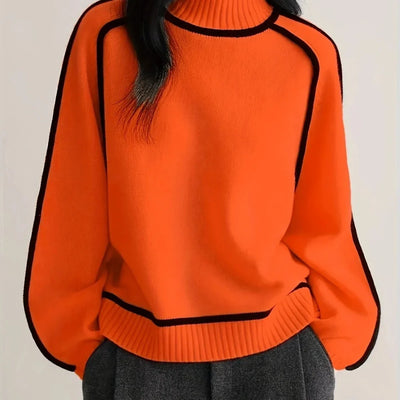 Frida | Elegant Høyhalset Genser